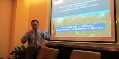 Indonesian Delegation Visited the APFNet Secretariat for Cooperation