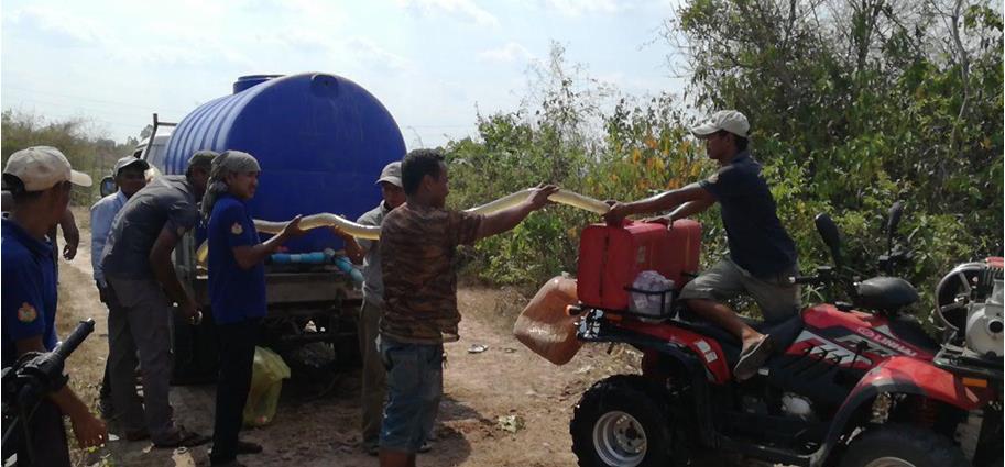 A forest fire was successfully monitored and suppressed with the help of APFNet-funded Forest Watcher System in Tamao Zoo, Cambodia 